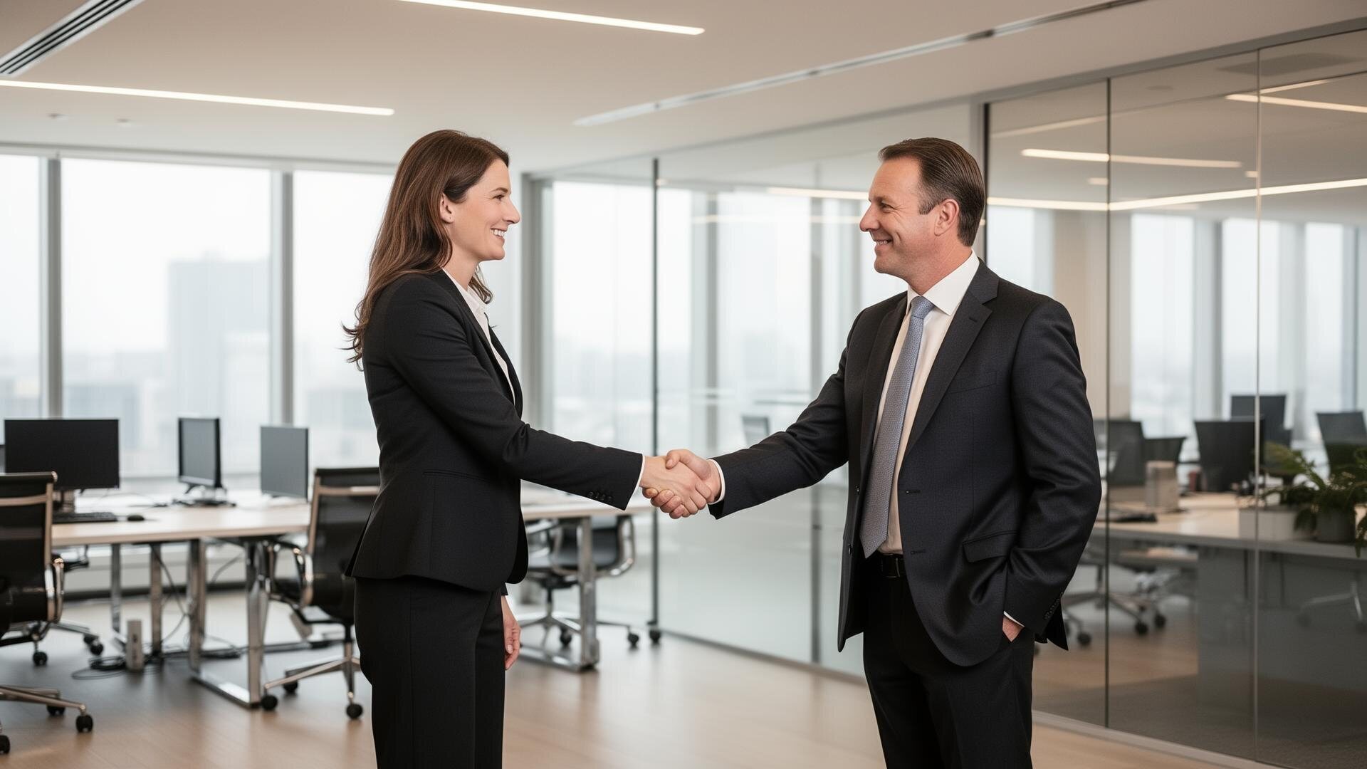 Robur Consulting partners meeting with a client